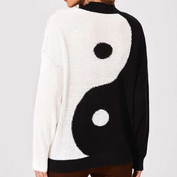COPY - Yin and Yang Sweater (ACCIDENTALLY ORDERED 2) - Picture 3 of 3